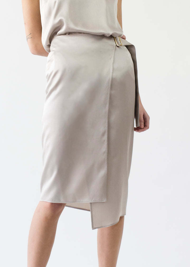 Silk Wrap Skirt – KATIE FARNAN